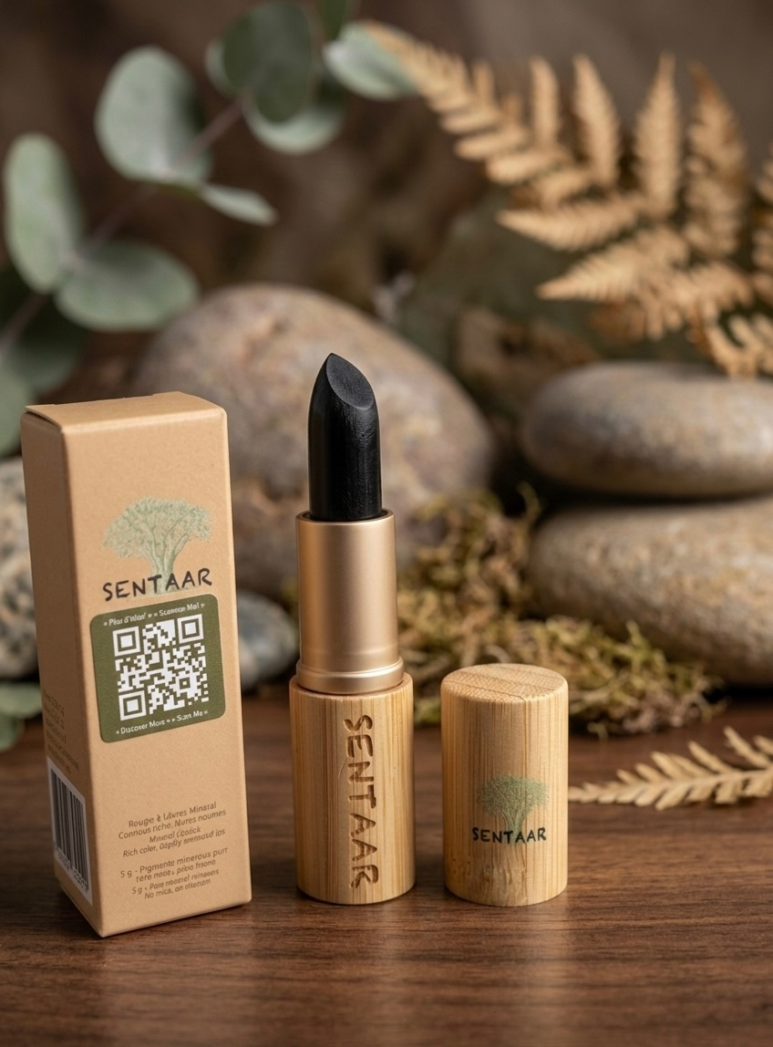 Rouge à Lèvres Minéral TOURMALINE – Couleur Pure & Soin Naturel