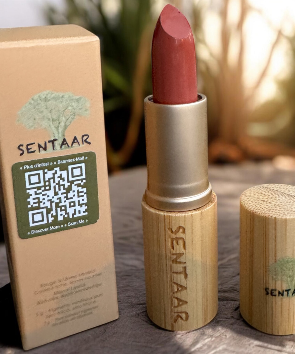 Rouge à Lèvres Minéral ARGILE – Couleur Pure & Soin Naturel