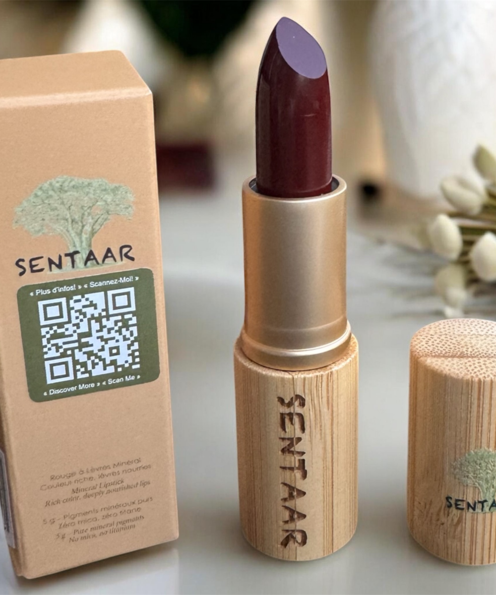 Rouge à Lèvres Minéral RUBIS – Couleur Pure & Soin Naturel